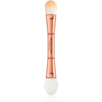 Revolution Skincare Brush štětec na pleťovou masku oboustranný 1 ks