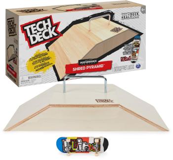 Fingerboard Tech Deck Dřevěná rampa s fingerboardem