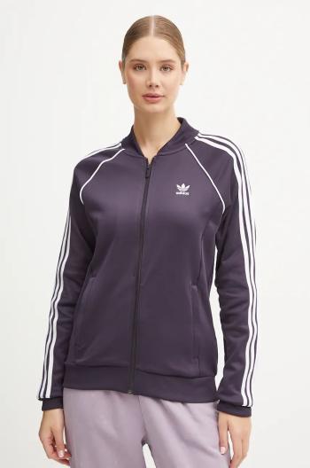 Mikina adidas Originals dámská, fialová barva, hladká, IY2167