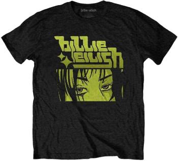 Billie Eilish Tričko Anime Logo Unisex Black S