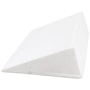 Bellatex Klínový podhlavník - 80 × 50 × 20 cm - Froté, bílá (4110)