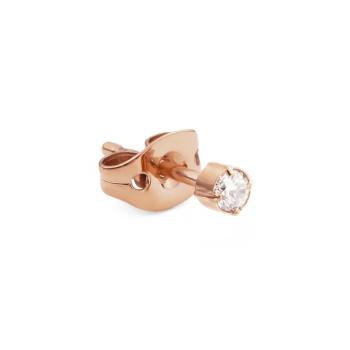 Daniel Wellington Bronzová single náušnice s krystalem DW00400859