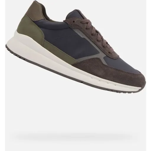 Geox U BRANTHON A Pánská vycházková obuv, tmavě modrá, velikost