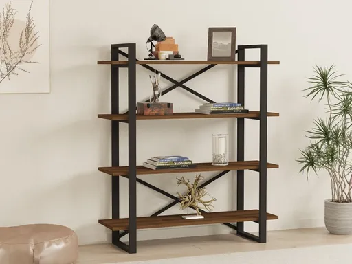 Knihovna Makro - Walnut