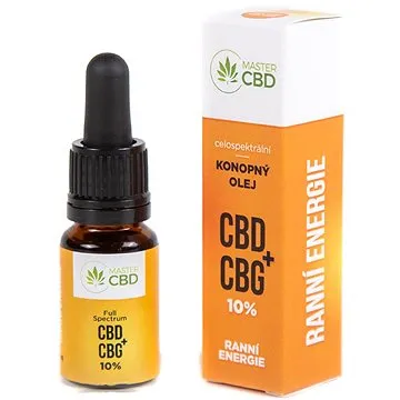 MasterCBD 10% CBD + 10% CBG kapky, 10 ml full spectrum (342)