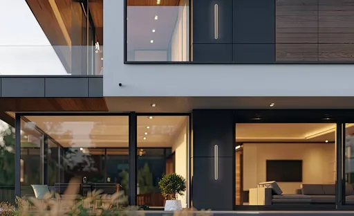 Venkovní nástěnná lampa STICK L-30 černá 12W opálové stínidlo IP65