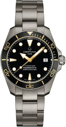 Certina DS Action Diver Powermatic 80 Titanium C048.807.44.051.00