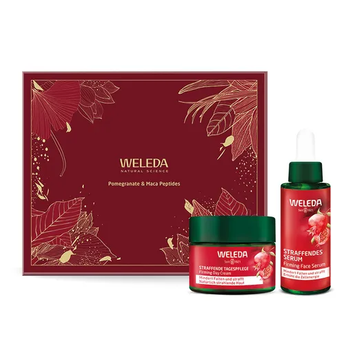 Weleda Firming Face Care Pomegranate & Maca Peptides dárkový set 2 ks