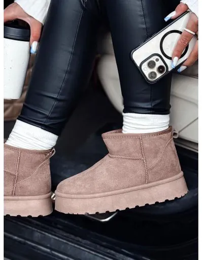 Dámské sněhule BRINETTO khaki