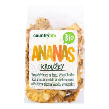 Ananas kroužky sušené 100 g BIO   COUNTRY LIFE