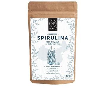 NATU Spirulina BIO prášek 80 g (8596299006219)