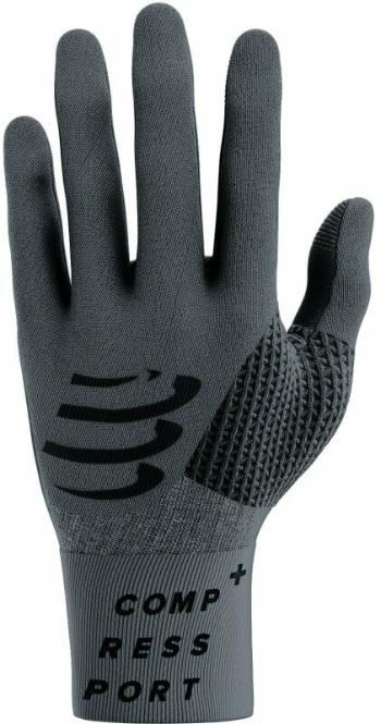 Compressport 3D Thermo Gloves Asphalte/Black Běžecké rukavice