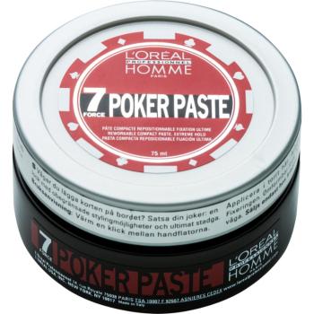 L’Oréal Professionnel Homme 7 Poker modelovací pasta extra silné zpevnění 75 ml