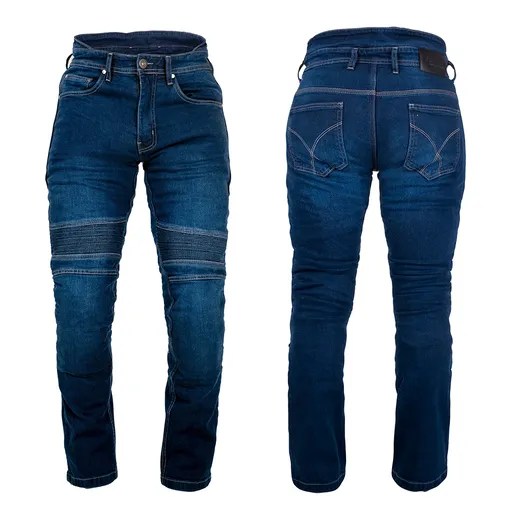 Pánské moto jeansy BOS Micas Blue 30