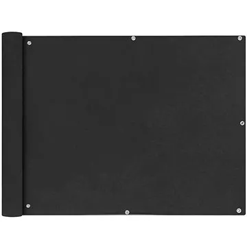 Balkónová zástěna z oxfordské látky 90x600 cm antracitová (42327)