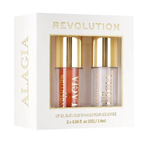 Revolution x Alagia Juicy Duo olejíček na rty 2x1,4 ml