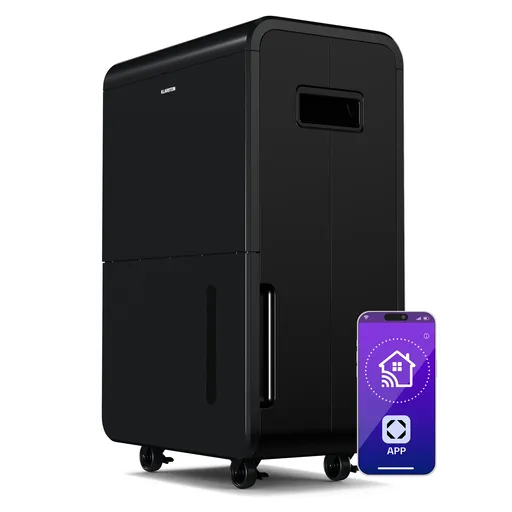 Klarstein DryFy Connect 70 odvlhčovač vzduchu, 70 l/den, do 90 m², WiFi, ovládání pomocí aplikace, 8 L nádrž na vodu