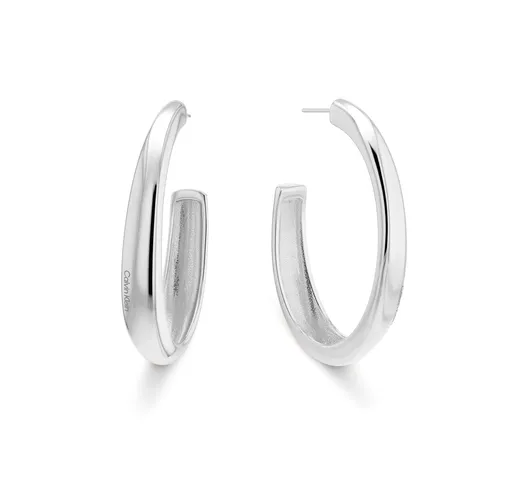 Calvin Klein Výrazné kruhové náušnice Modern Purity 35000835