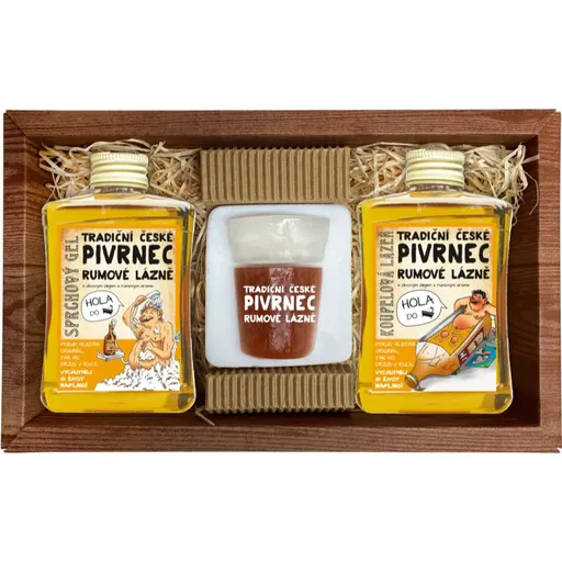 Bohemia Gifts & Cosmetics Pivrnec dárková sada do koupele pro muže