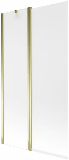 MEXEN Flip vanová zástěna 1-křídlo 100x150, dekor, zlato 894-100-101-50-30