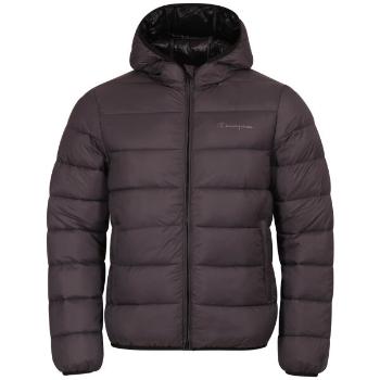 Champion PLAIN WOVEN NYLON HOODED JACKET  Pánská zimní bunda, tmavě šedá, velikost