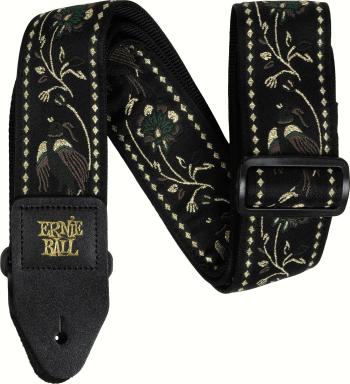Ernie Ball Classic Jacquard Kytarový pás Black Pleasant Pheasant