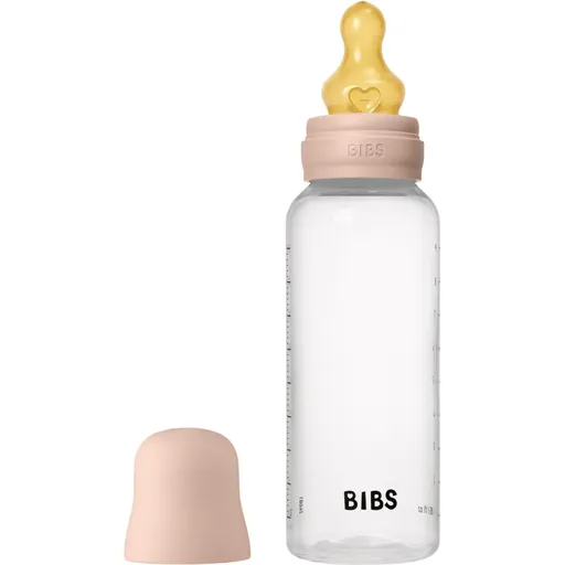 BIBS Anti-Colic Baby Bottle Latex antikoliková lahev s kaučukovou savičkou Blush 270 ml