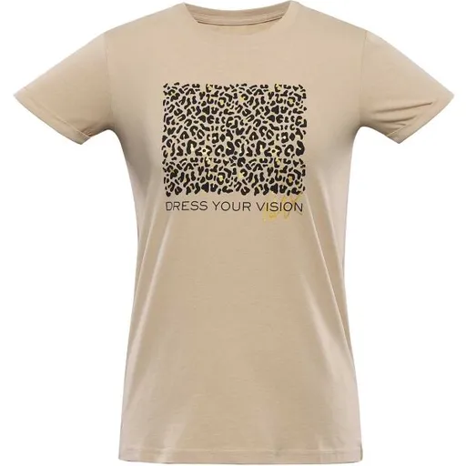 NAX GAMMA Dámské triko, béžová, velikost