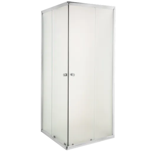 INVENA Sprchový kout čtverec PARLA, profil: chrom, sklo frosted 80x80cm AK-48-181-O