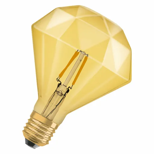 OSRAM LEDVANCE Vintage 1906 LED CL DIAMOND  FIL GOLD 40 non-dim  4,5W/825 E27