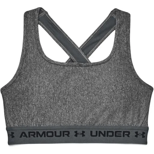 Under Armour CROSSBACK MID HEATHER Dámská podprsenka, šedá, velikost
