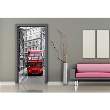 AG Design 1 dílná fototapeta LONDON BUS FTNV 2898, 90 x 202 cm vlies (FTNV2898)