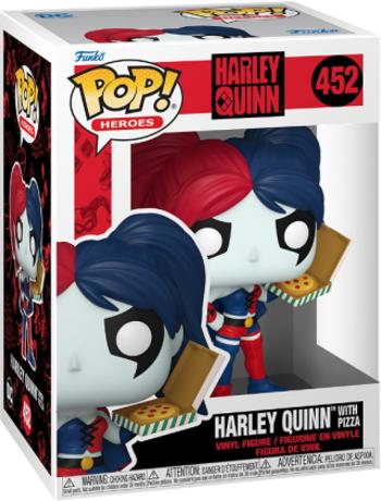 Funko POP Heroes: DC - Harley Quinn with Pizza