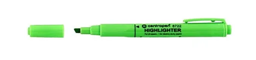 Zvýrazňovač Centropen 8722 zelený klínový hrot 1-4mm