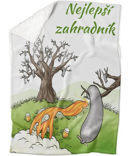 Deka Nejlepší zahradník (Podšití beránkem: ANO)