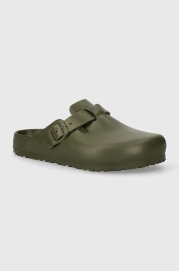 Pantofle Birkenstock Boston EVA pánské, zelená barva, 1026215