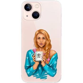 iSaprio Coffe Now - Redhead pro iPhone 13 mini (cofnored-TPU3-i13m)