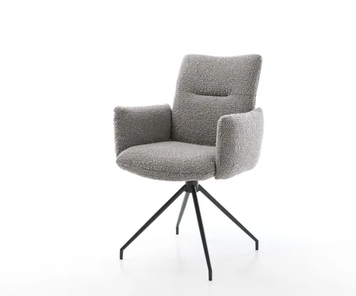 Otočná židle Jova-Flex s područkami křížová podnož zúžená kov