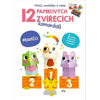 12 papírových zvířecích kamarádů Mazlíčci (9789464228441)