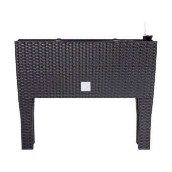 Jardinieră Rato Case High, antracit, gri