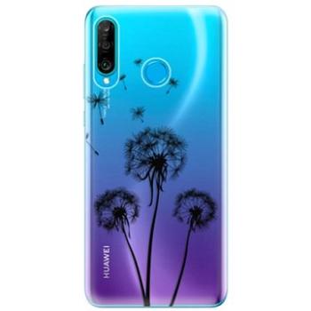 iSaprio Three Dandelions - black pro Huawei P30 Lite (danbl-TPU-HonP30lite)