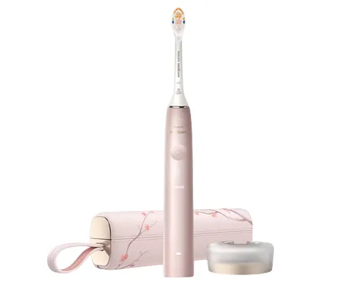 Philips Sonicare 9900 DiamondClean Prestige Limited Edition HX9992/31 Pink, Sonický elektrický zubní kartáček s aplikací + dárek a doprava zdarma