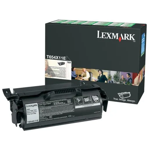 LEXMARK T654 (T654X11E) - originální toner, černý, 36000 stran