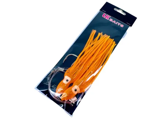 LK Baits Návazec Chobotnice Orange/Oranžový - 8/0 12cm,LK Baits Návazec Chobotnice Orange/Oranžový - 8/0 12cm