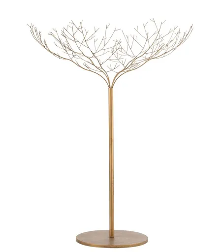 Zlatý veliký kovový dekorační strom Tree Gold - 135*135*180 cm J-Line by Jolipa