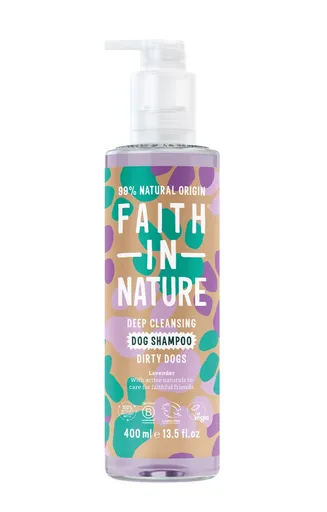 Faith in Nature Levandulový šampon pro psy pro silně zašpiněnou srst 400 ml