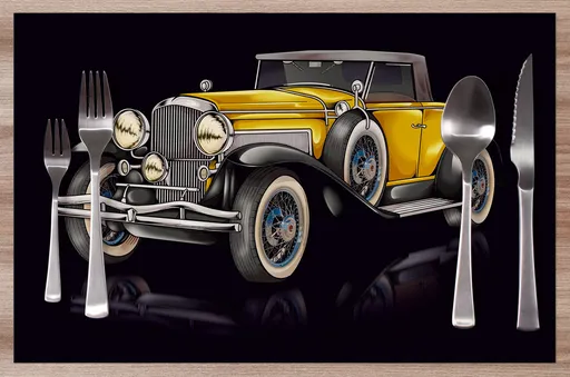 Prostírání Duesenberg Yellow