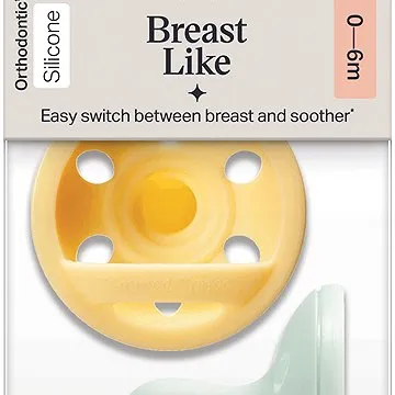 Tommee Tippee Natural Šidítko C2N silikon 2 ks, 0–6 m (5010415334404)