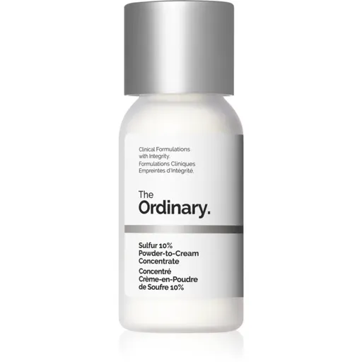 The Ordinary Sulfur 10% Powder-to-Cream Concentrate lokální péče proti akné 5 g