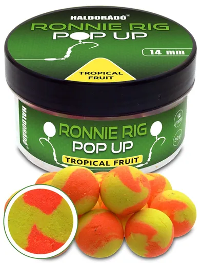 Haldorádó plovoucí boilie pop-up ronnie rig 30 g 14 mm - tropical fruit